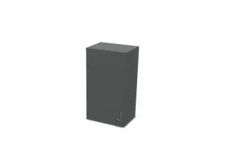 opzetkast v. kast met openslaande deuren MS-donkergrijs 1070x600x445mm - 1