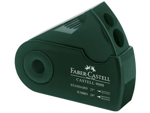 puntenslijper Faber-Castell "Sleeve" 9000 serie groen