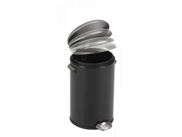 Pedaalemmer Belle Deluxe 12 Liter Zwart / Mat RVS