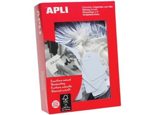 Apli Draadetiketten 50x70mm Wit