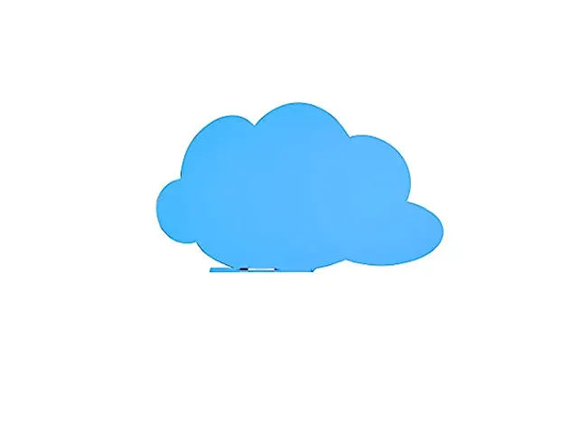 Whiteboard Rocada Skinshape Cloud 75x115cm blauw gelakt