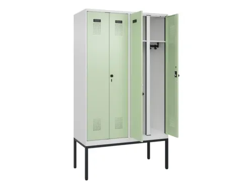 locker voor scheiding van kleding,HxBxD 2120x1200x500mm,4vak