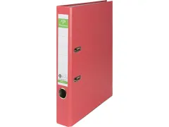 ordner, voor ft A4, uit Recycolor papier, rug van 5 cm, rood