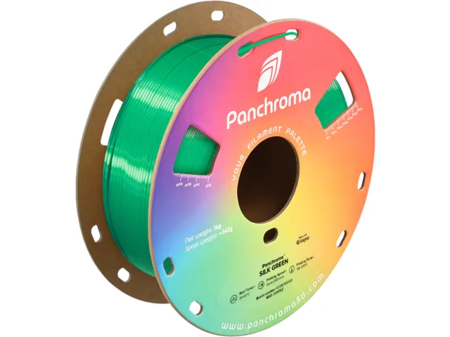Polymaker 3D printer Filament Panchroma PLA Silk 1,75mm Groen 1kg