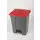 pedaalemmer,1x70l,HxBxD 673x495x412mm,romp PP grijs,deksel PP rood