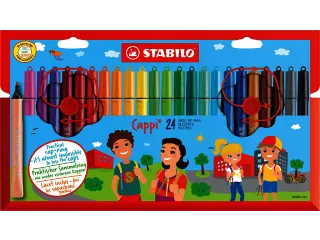 Viltstift STABILO Cappi 168/24 medium assorti etui à 24 stuks - 2