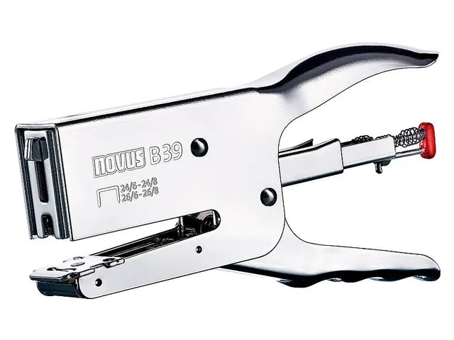 Pince agrafeuse Novus B 39 Chromé