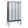 locker voor scheiding van kleding,HxBxD 2120x1200x500mm,4vak