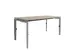 Bureau Linesto N4 hoogte instelbaar 140x80cm Robson eiken, Alu poot