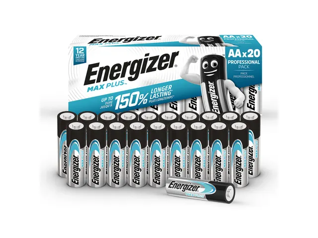 Batterij Energizer Max Plus 20xAA alkaline