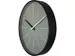 Wandklok nXt Gray Ø 40cm grijs streepaanduiding