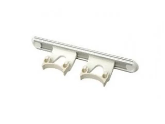 Ecolab Ophangsysteem compleet Muurhouder 2 stelen 30cm Wit