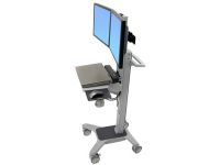 Dual LCD Wideview Workspace Cart