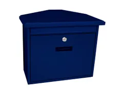 Wandbrievenbus Zamoran Blauw Staal