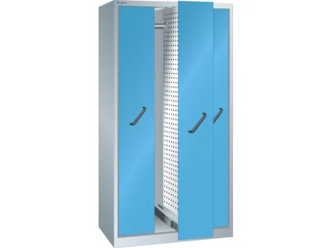 verticale kast,HxBxD 1950x1000x695mm,3uittrekwanden
