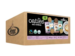 Haverkoek Hoppe Oaties fairtrade koekjesmix 120 stuks - 1
