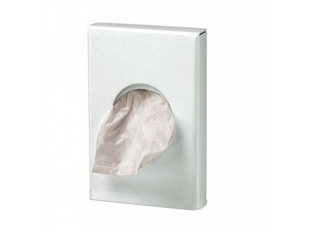 OUTLET Hygiënezakjesdispenser Wit Voor Plastic Zakjes | KantineSupplies.be