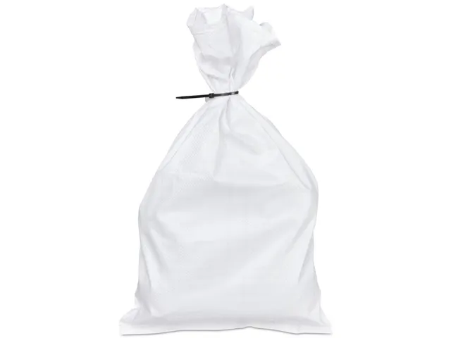 Plastic Zak 600x350mm Wit 110UM 1000 Stuks