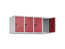 opzetkast,v. locker,4vak.,vak B 300mm,HxBxD 500x1200x500mm