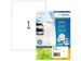 HERMA 10738 Etiketten gerecycled papier A4 210x297mm Wit 80 stuks