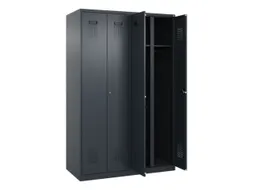 locker voor scheiding van kleding,HxBxD 1850x1200x500mm,4vak