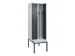 locker met bank,voor scheiding van kleding,HxBxD 2120x600x815mm,2vak
