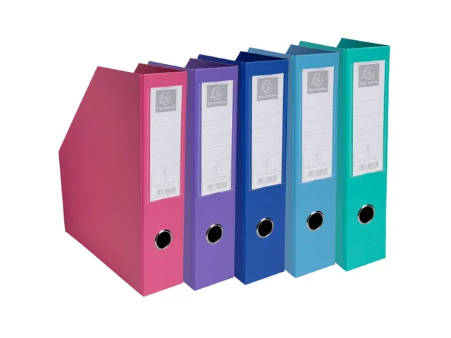 Tijdschriftenhouder PP rug100mm pastel