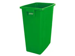 afvalverzamelaar,60l,HxBxD 580x320x460mm,romp PP groen,gesloten