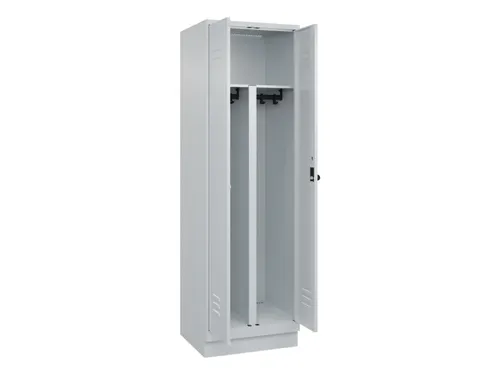 PBM-locker,HxBxD 1950x600x500mm,2vak,vak B 300mm,draaigrendel
