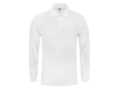 Tricorp PPL180 201009 polo met lange mouwen, wit, maat 8XL, per stuk