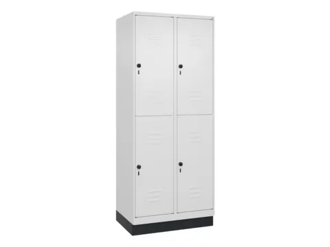 dubbeldekse locker,HxBxD 1950x800x500mm,2x2vak.,vak B 400mm