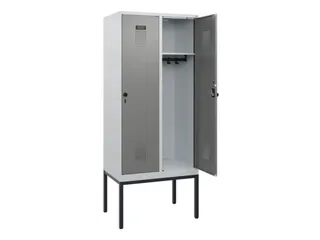 schoollocker,HxBxD 1950x800x500mm,2vak,vak B 400mm,draaigrendel - 1
