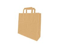 Draagtas papier kraft take away/ds250