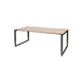 Table De Réunion Domino Plus Réglable 200x100cm Hav/ceri - Noir
