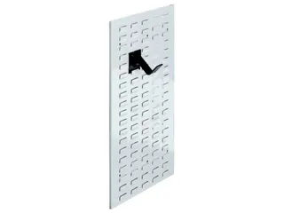 Gesleufde Plaat Staal Hxb 1500x450mm Staand Ral 7035 Lichtgrijs - 2