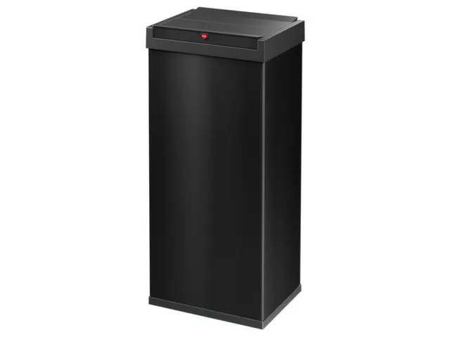 afvalbak,52l,HxBxD 763x339x260mm,romp staal zwart