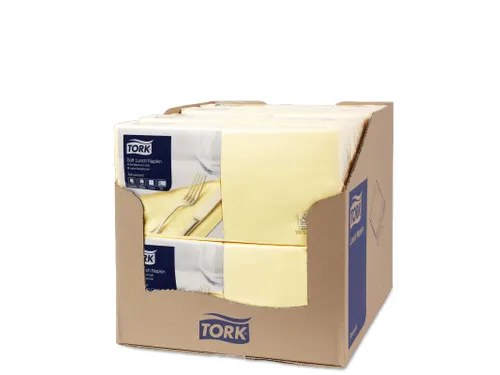 Tork 477868 Soft Lunchservet Advanced Champagne 33x33cm