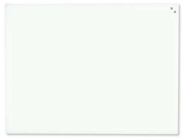 Glasmagneetbord Naga 60x80cm wit