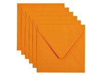 Envelop Papicolor 140x140mm Oranje Gegomd