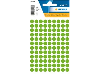 HERMA 1848 Multipurpose etiketten Rond 8mm Fluor Groen 540 stuks - 1