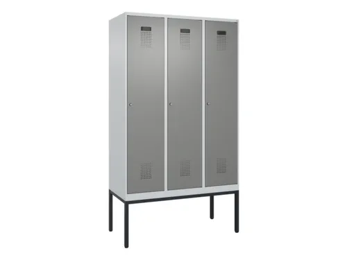 locker voor scheiding van kleding,HxBxD 2120x1200x500mm,3vak