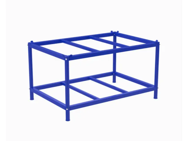 Support de palettes 657x1216x816mm acier bleu