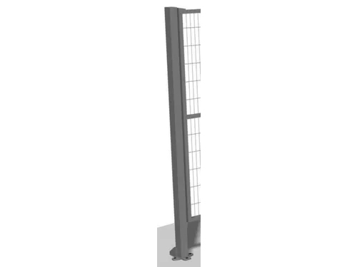 Staander V. Veiligheidshek H 1400Mm Smart Fix Bxd 60X40Mm