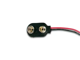 Batterijclip Voor 1 x 9V-CEL ("I"-Type) - 2