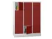 armoire multicases,HxlxP 1518x1200x500mm,RAL7035,face avant RAL3000