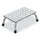 Montagetrap Aluminium H 0 2M 1Trede Incl. Platform Treden Traanplaat