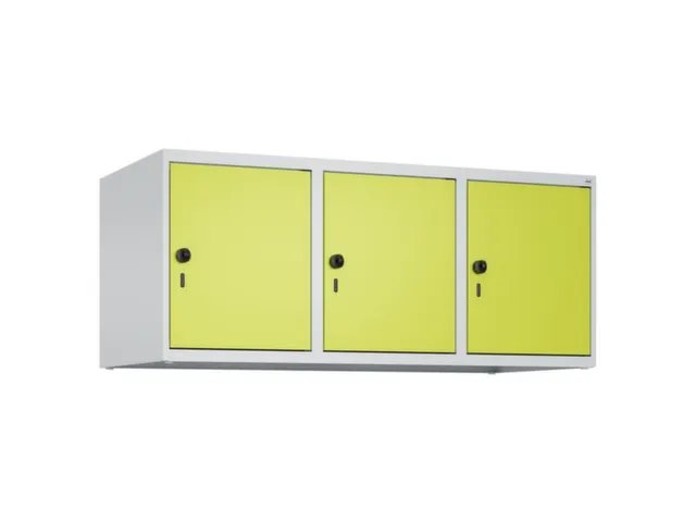 opzetkast,v. locker,3vak.,vak B 400mm,HxBxD 500x1200x500mm