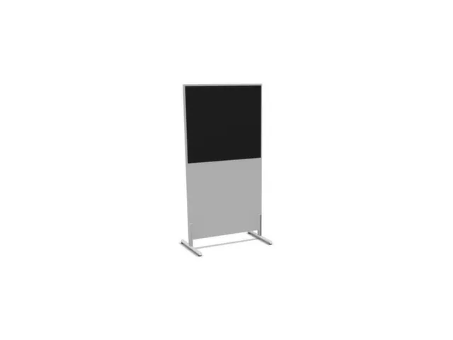 cloison de séparation,Hxl 1545x800mm,MP-gris clair,BN8033-noir