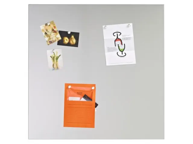 RVS plaat,HxB 970x970mm,geborsteld,magnetisch