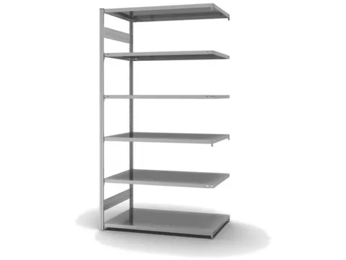 magazijnstelling,aanbouwveld,HxBxD 2500x1310x835mm,vakl. 190kg